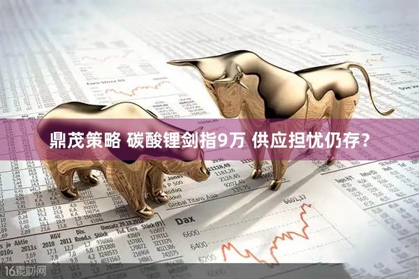 鼎茂策略 碳酸锂剑指9万 供应担忧仍存？