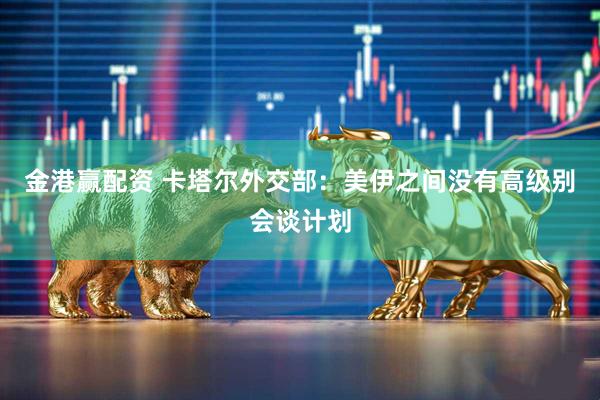 金港赢配资 卡塔尔外交部：美伊之间没有高级别会谈计划